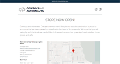 Desktop Screenshot of cowboysandastronauts.com