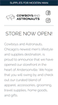 Mobile Screenshot of cowboysandastronauts.com